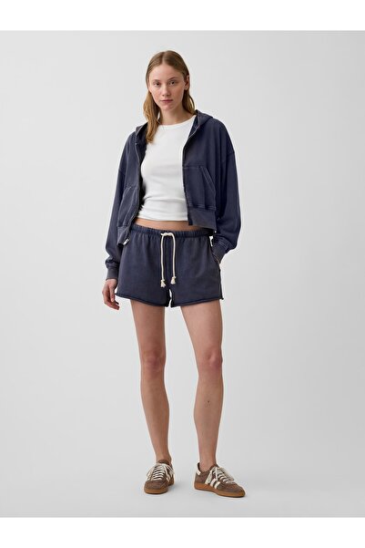GAP Kadın Lacivert 3.5" VintageSoft Terry Sweat Şort