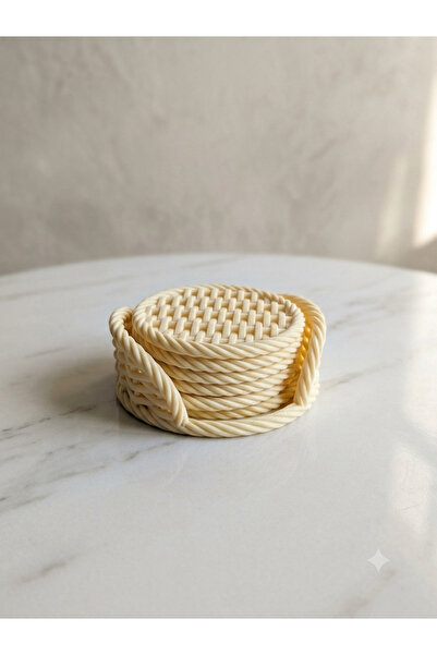 Generic Brand Coasters 6Pcs+Storage Container