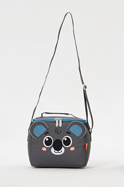 Roxbros Thermal Lunch Box with Koala Figure Gray - Thermal Insulated for Girl...