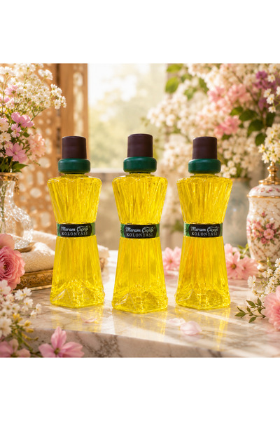 Beyşehir Mısır Çarşısı 3’lü Meram Çiçeği Kolonya Yeni Şişe | 350 ml