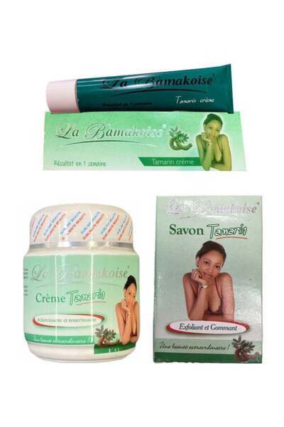 la bamakoise Tamarin Skincare 3-Pieces Set - Cream, Soap and Tube Cream