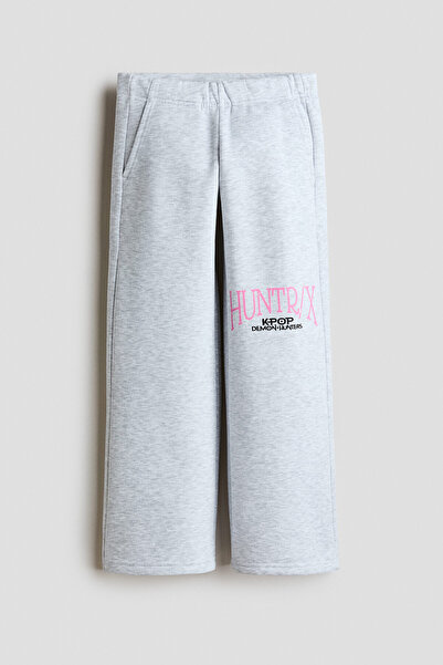 H&M Baskı Motifli Sweatshirt Jogger Pantolon