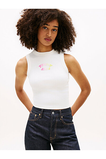 Tommy Hilfiger Kadın TJW Slim Fit Bubble Tank Top