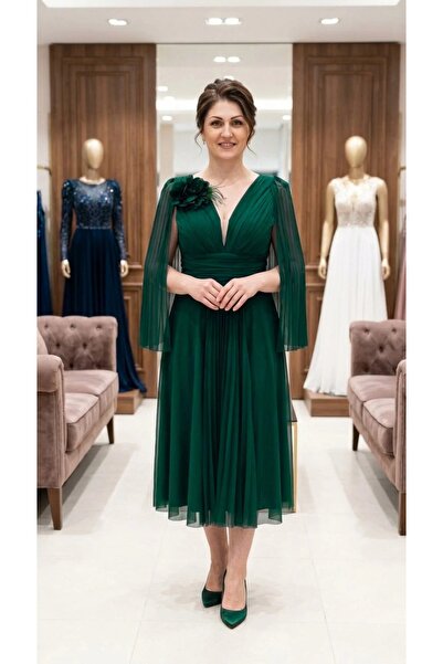 DagaFashion Rochie de ocazie verde-imperial Iris