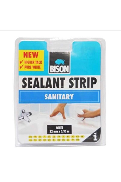 Bison Bandă de etanșare siliconică Sealant Strip, alb, 22mmx3,35m