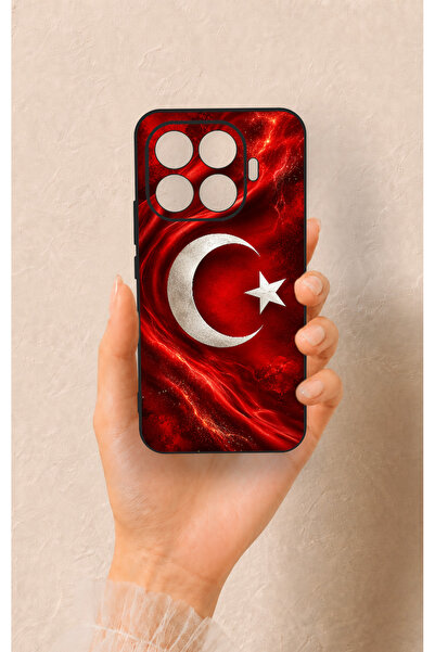 Vip Case Mi 17T Pro 5G Uyumlu Türk Bayrağı Desenli Silikon Kılıf
