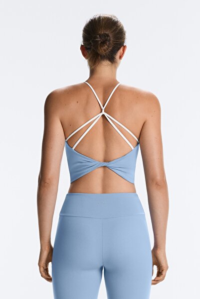 Oysho Çapraz askılı halter yaka Comfortlux tank top