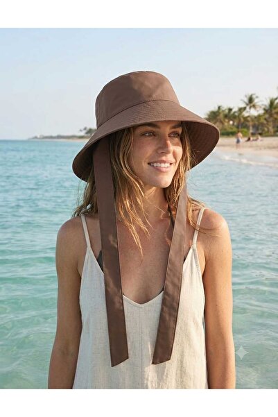 Benitto Women Women's Tie-Back Bucket Hat – Sun Protection Beach Hat, Fits ov...