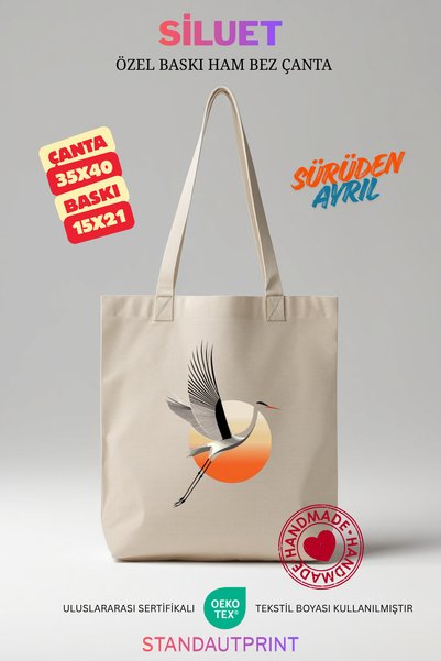 SİLUET Raw Cloth Bag