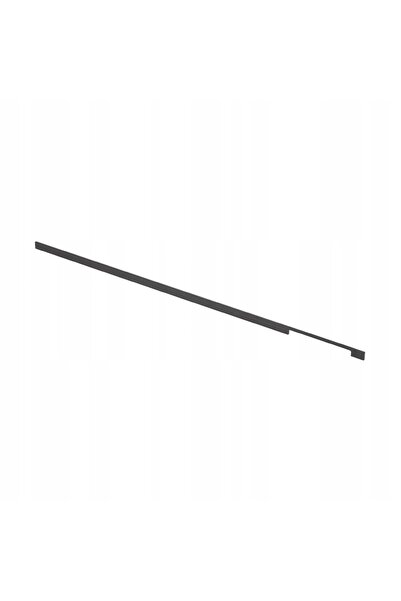 GTV Mâner de mobilă extensibil, Negru Mat, 1200 mm