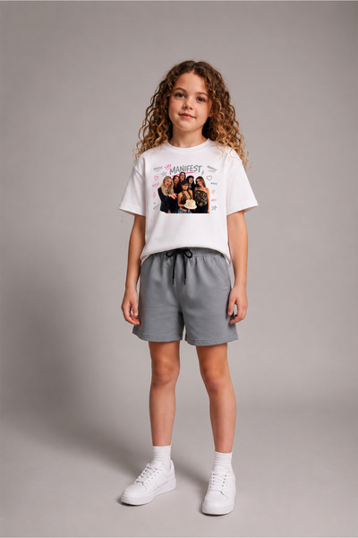 Belya Kids Wear طقم ملابس علوية وسفلية من القطن 105 بتصميم أوفر سايز من بيليا...