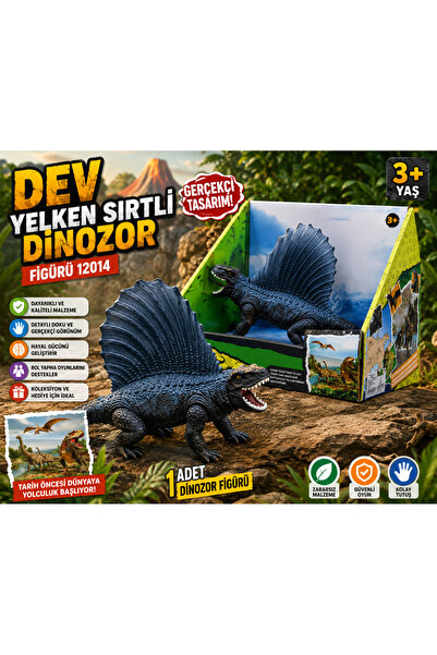 TRUST STORE Sailback Dinosaur Figure Realistic Dinosaur Toy Detailed Design C...