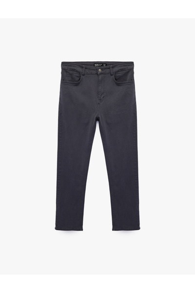 Koton Cotton Regular Waist Pocket Tapered Fit Jean Trousers - Joe Jean