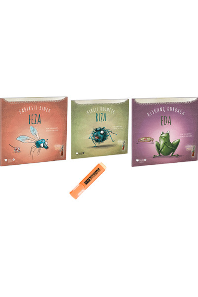 Redhouse Kidz Yayınları Sabırsız Sinek Feza + Öfkeli Örümcek Rıza + Kıskanç K...