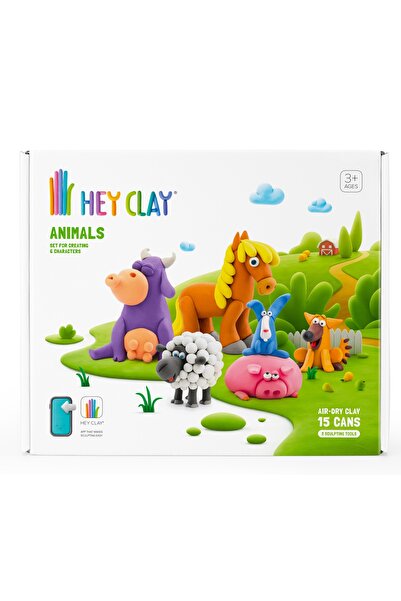 Hey Clay Set de animale, pachet de 15