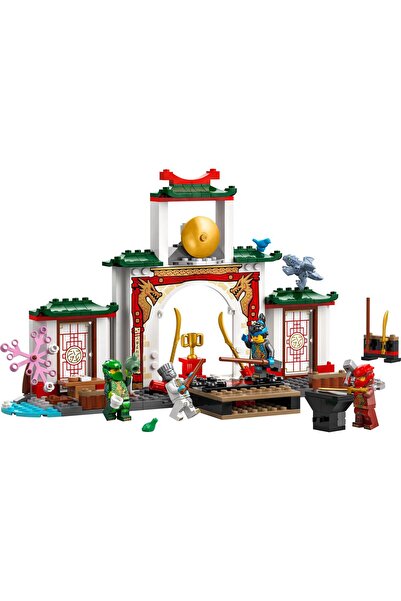 NO BRAND NINJAGO 71831 Templul Spinjitzu 4 figurine ninja dragon mic