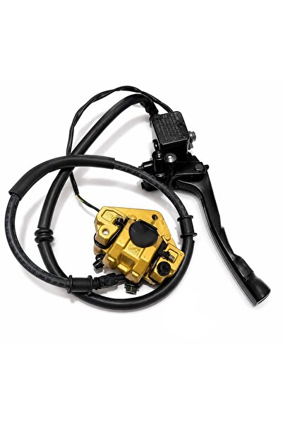MotoExpress Yamaha Bws100 1998-2010 Ön Alt Üst Fren Merkezi Kaliperi Hortumu ...