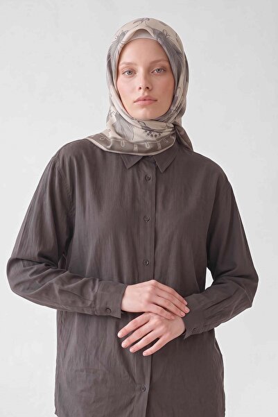 Levidor وشاح مارفيللا منقوش بحبل المنك