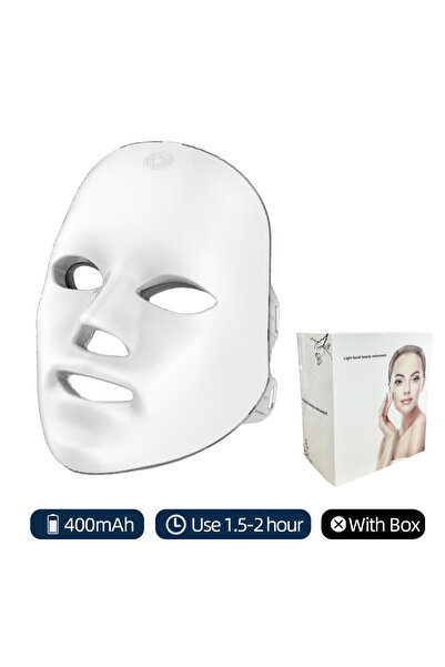 Choice1 With Box 7 Colors Photon Facial LED Mask Red Light Anti-Wrinkle Rejuv...