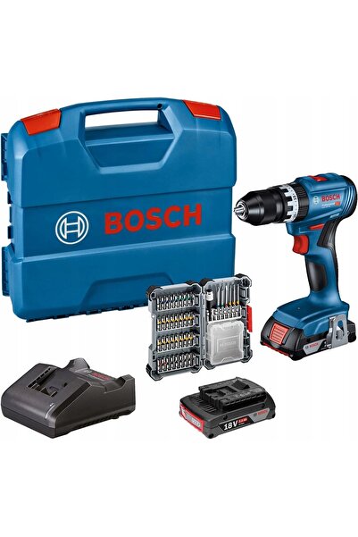 Bosch Professional Mașină de găurit/înșurubat Bosch Gsb 18V-45 2X 2.0Ah + Bat...