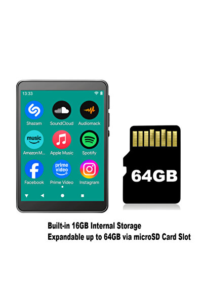 choice2 80G Famue PA03 Android Bluetooth MP3/MP4 Player Lossless Audio| 2.8" ...