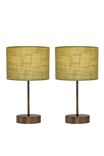 AA HomeLight Antique White Double 2-Piece Lampshade Bedroom Living Room Moder...