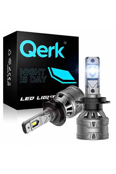 QERK Becuri LED H7 E4 Retrofit 120W 6000K Puternice Canbus Cut-Out - Kit