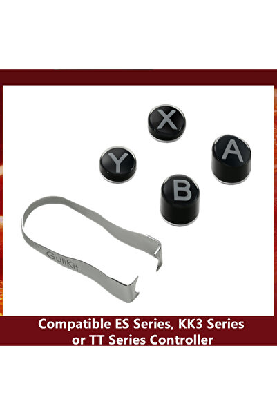 Choice1 Black Gulikit Controller Accessories B A X Y Button Placement Keycap ...