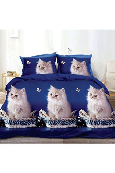 OEM Satin Cotton Duvet Cover Set - 3D range - 4 pieces | 19166