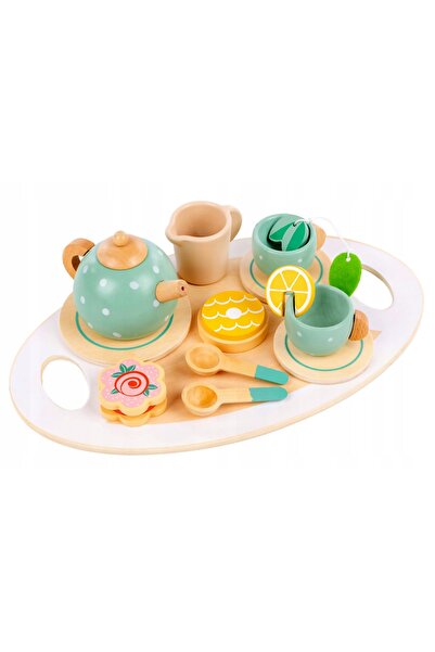 Doris SET DE CEAI DIN LEMN PENTRU COPII, ACCESORII, APARAT DE CEAI, FARFURII,...