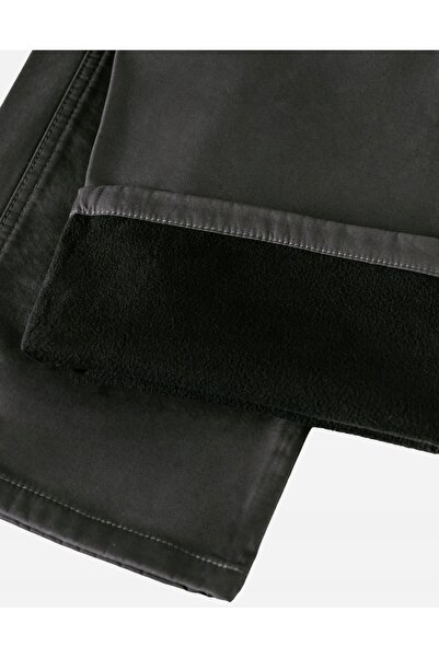 NO BRAND Pantaloni călduroși căptușiți cu fleece pentru bărbați, toamnă-iarnă...