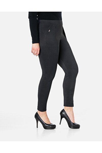 NO BRAND Pantaloni eleganți de damă, mărimi mari, tip țigară, cu talie înaltă...