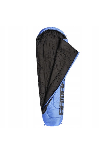 NO BRAND Sac de dormit călduros METEOR SAMAR MUMIA RIGHT albastru