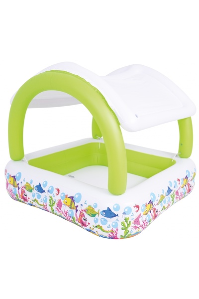 NO BRAND Piscina gonflabilă pătrată 143 X 123 cm