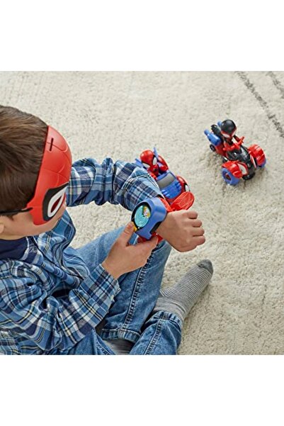 NO BRAND Set Spidey Amazing Friends Mască Ceas 2 Figurine 2 Vehicule Vârsta 3+