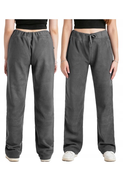 NO BRAND Pantaloni de trening călduroși din fleece pentru femei, Polar 25010-...