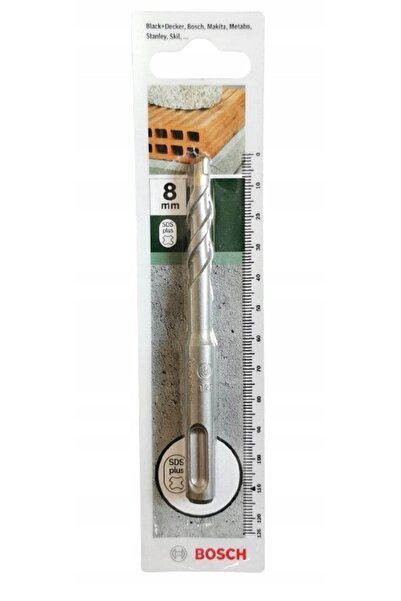NO BRAND Burghiu de ciocan rotopercutor Bosch 8mm 400mm SDS-Plus 1 buc. 26092...