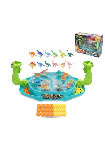NO BRAND Set de joc Dinozauri pentru familie, 3+ 2 jucători, figurine, 16 min...