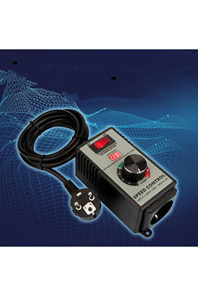 NO BRAND Regulator de viteză motor cu tensiune, în carcasă, cu priză, 2400W 230V