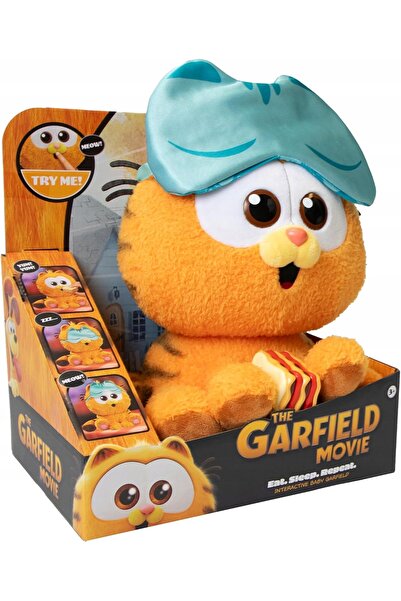 NO BRAND Jucărie de pluș pisică Garfield, jucărie interactivă pentru copii de...