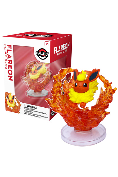 NO BRAND Figurină Pokemon Flareon de colecție, originală de la Galleria Pokem...