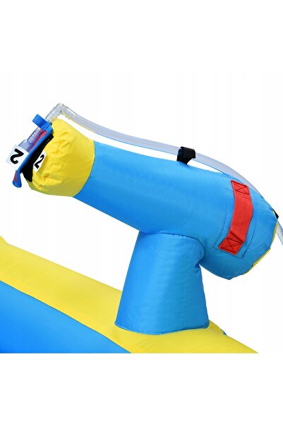 NO BRAND Castel gonflabil cu tobogan cu apă 490 X 290 X 220 cm + Suflantă de ...