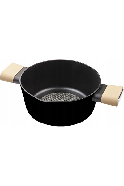NO BRAND Oală cu capac, mâner din silicon, 2,4 L, Lamart