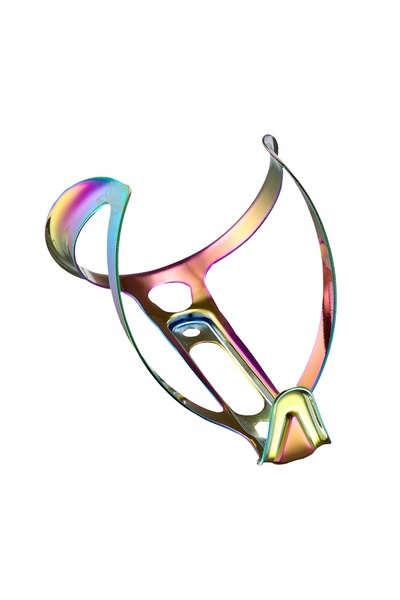 NO BRAND Supacaz Fly Cage Ano Oil Slick Suport Bidon Multicolor