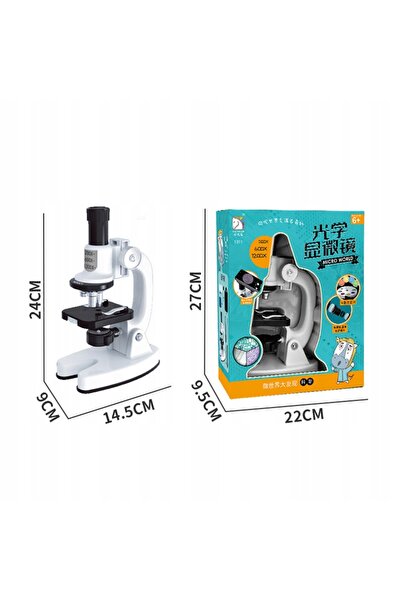 NO BRAND Microscop digital LED 1200X pentru copii, kit educațional științific...
