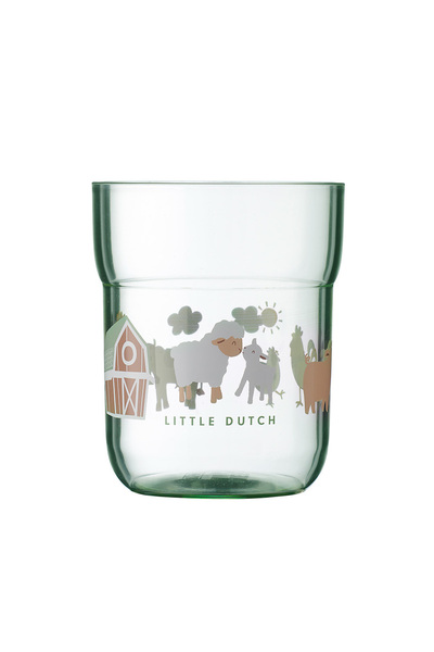 Mepal Pahar de sticlă pentru copii 250ml Mio Little Farm 108022065399