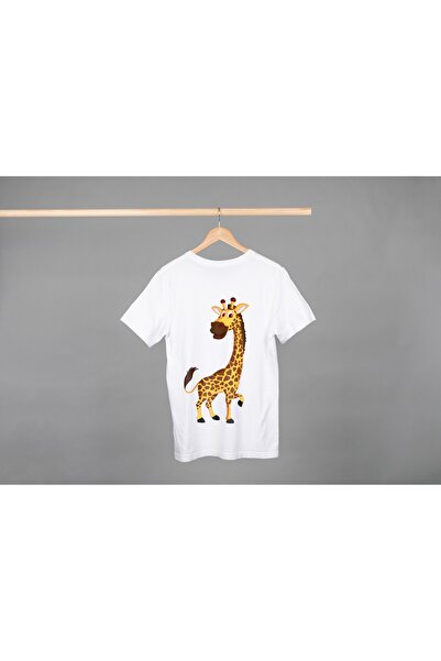 Noname Tricou Unisex Bumbac Premium Casual " Desen animat zoo " Inscriptie