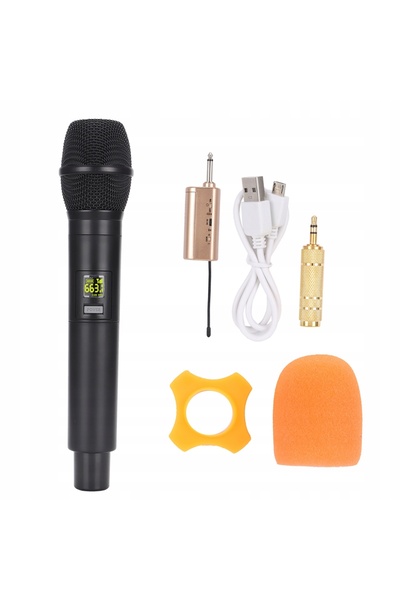 NO BRAND Microfon profesional fără fir pentru scenă și karaoke