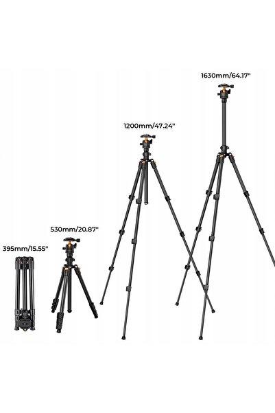 Renew Force Trepied Photo-Trip-2 160 cm Negru