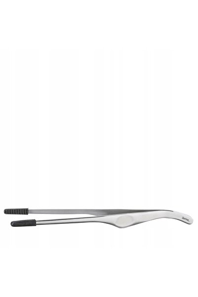 NO BRAND Clește din oțel cu vârfuri de silicon, 22 cm, cu arc